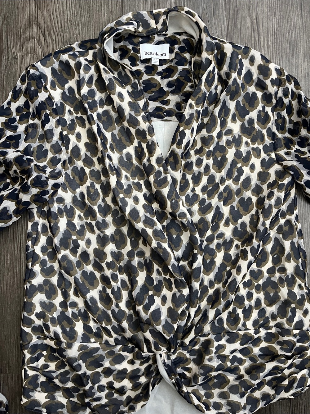HEARTLOOM Leopard Print Blouse